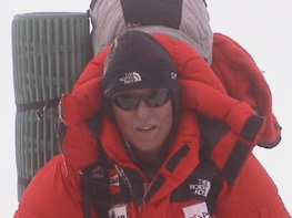 Henk op Everest (7800 m)