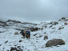 Gletsjerkamp Goro II (4400 m)